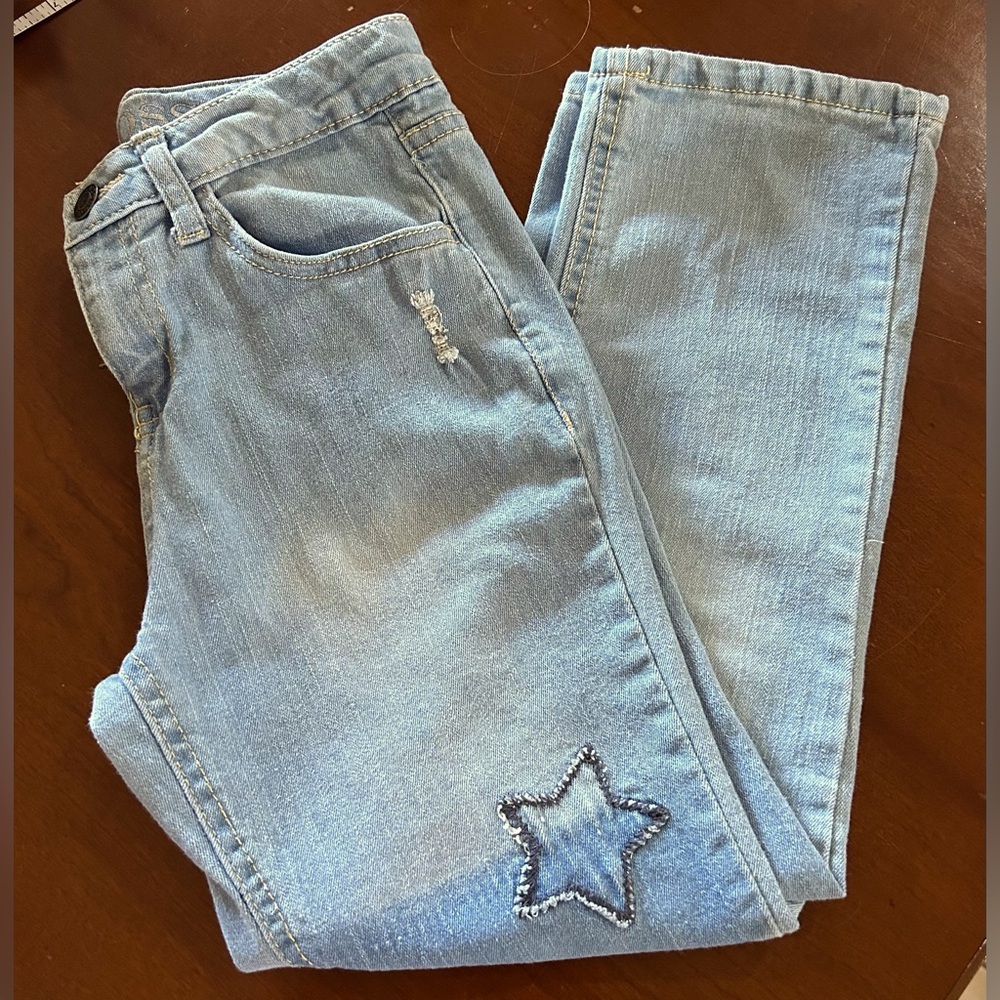 VIGOSS little girls distressed jeans size 8